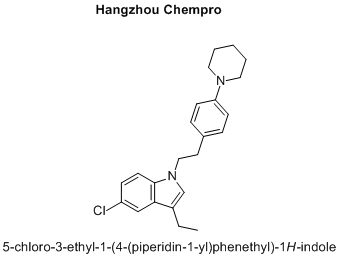 5-chloro-3-ethyl-1-(4-(piperidin-1-yl)phenethyl)-1H-indole