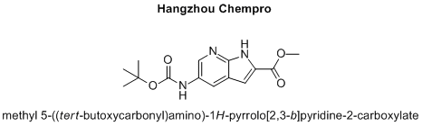 methyl 5-((tert-butoxycarbonyl)amino)-1H-pyrrolo[2,3-b]pyridine-2-carboxylate