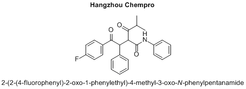 2-(2-(4-fluorophenyl)-2-oxo-1-phenylethyl)-4-methyl-3-oxo-N-phenylpentanamide