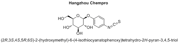 (2R,3S,4S,5R,6S)-2-(hydroxymethyl)-6-(4-isothiocyanatophenoxy)tetrahydro-2H-pyran-3,4,5-triol