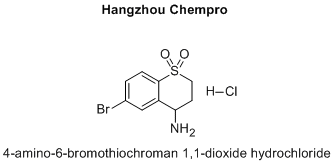 4-amino-6-bromothiochroman 1,1-dioxide hydrochloride