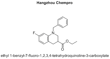 ethyl 1-benzyl-7-fluoro-1,2,3,4-tetrahydroquinoline-3-carboxylate