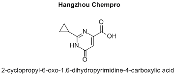 2-cyclopropyl-6-oxo-1,6-dihydropyrimidine-4-carboxylic acid