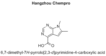 6,7-dimethyl-7H-pyrrolo[2,3-d]pyrimidine-4-carboxylic acid