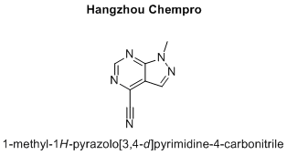 1-methyl-1H-pyrazolo[3,4-d]pyrimidine-4-carbonitrile