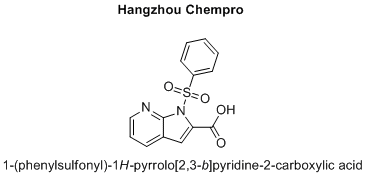 1-(phenylsulfonyl)-1H-pyrrolo[2,3-b]pyridine-2-carboxylic acid