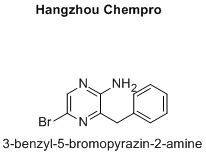 3-benzyl-5-bromopyrazin-2-amine