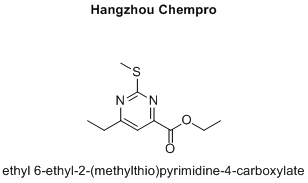 ethyl 6-ethyl-2-(methylthio)pyrimidine-4-carboxylate