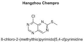 8-chloro-2-(methylthio)pyrimido[5,4-d]pyrimidine